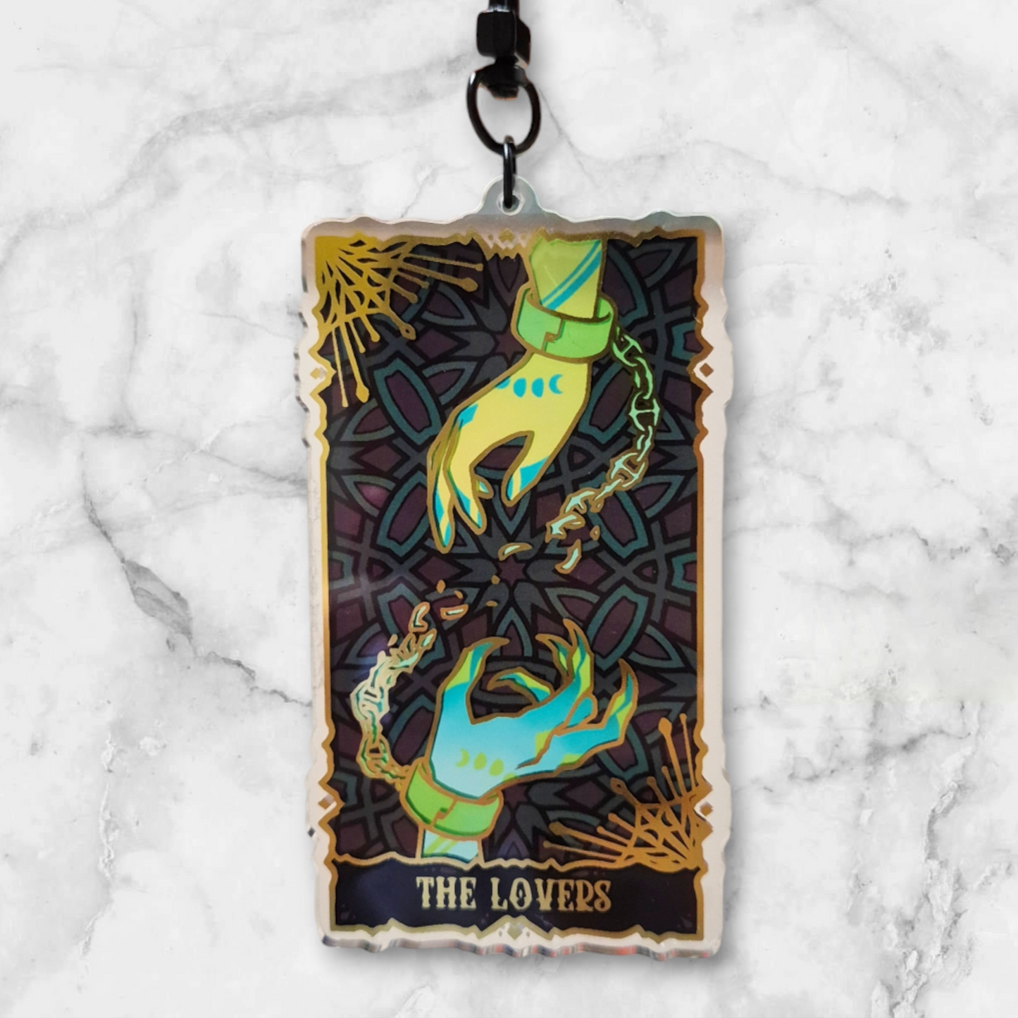 Stained Glass Tarot Charms