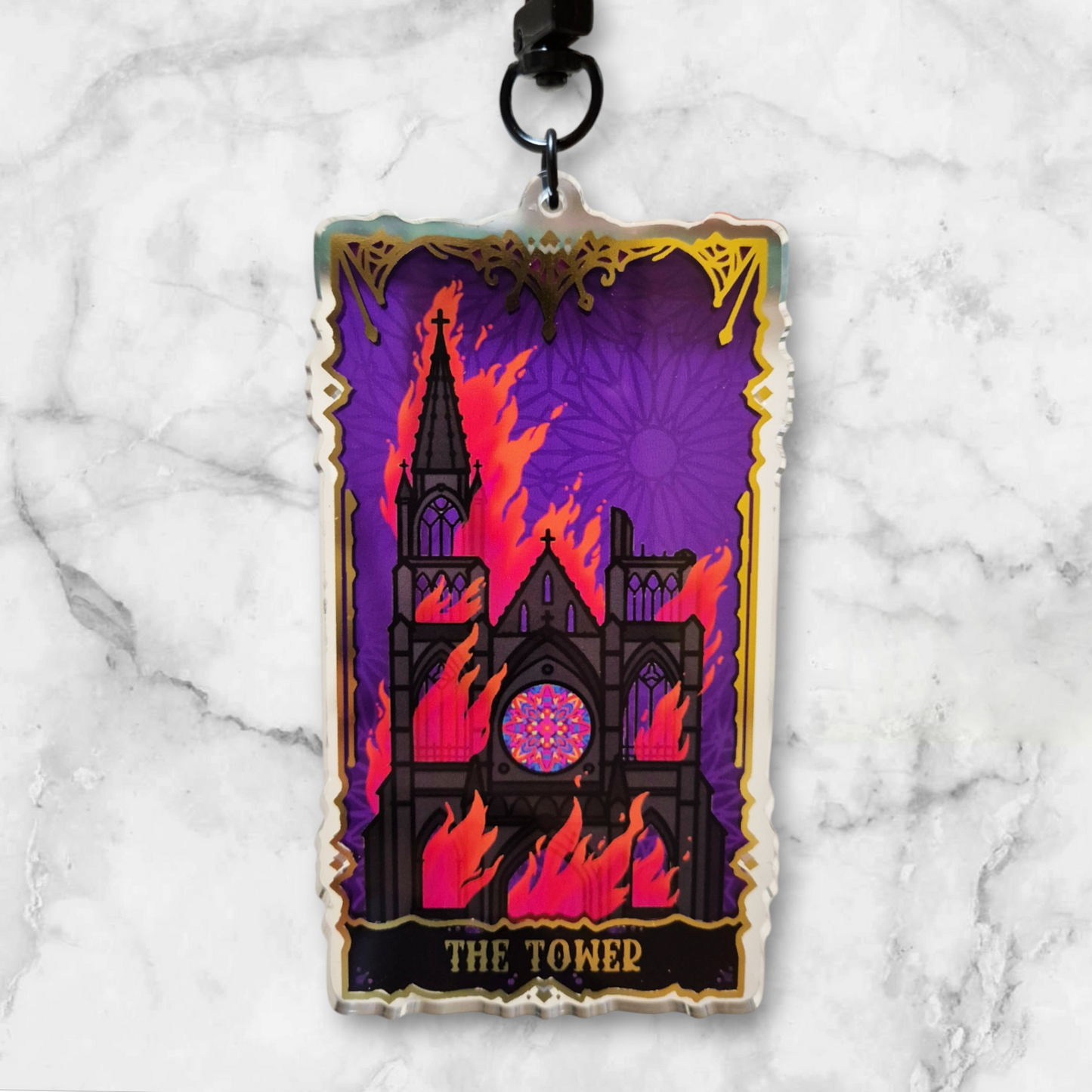 Stained Glass Tarot Charms