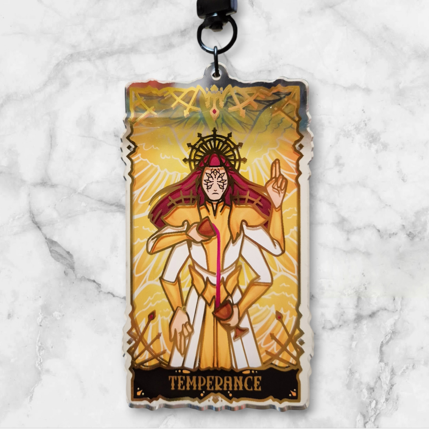 Stained Glass Tarot Charms