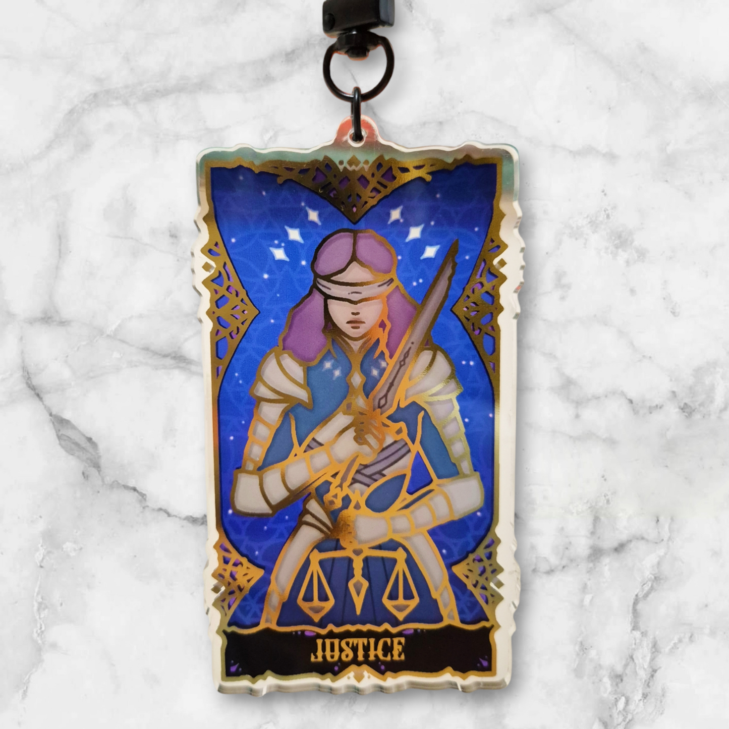 Stained Glass Tarot Charms