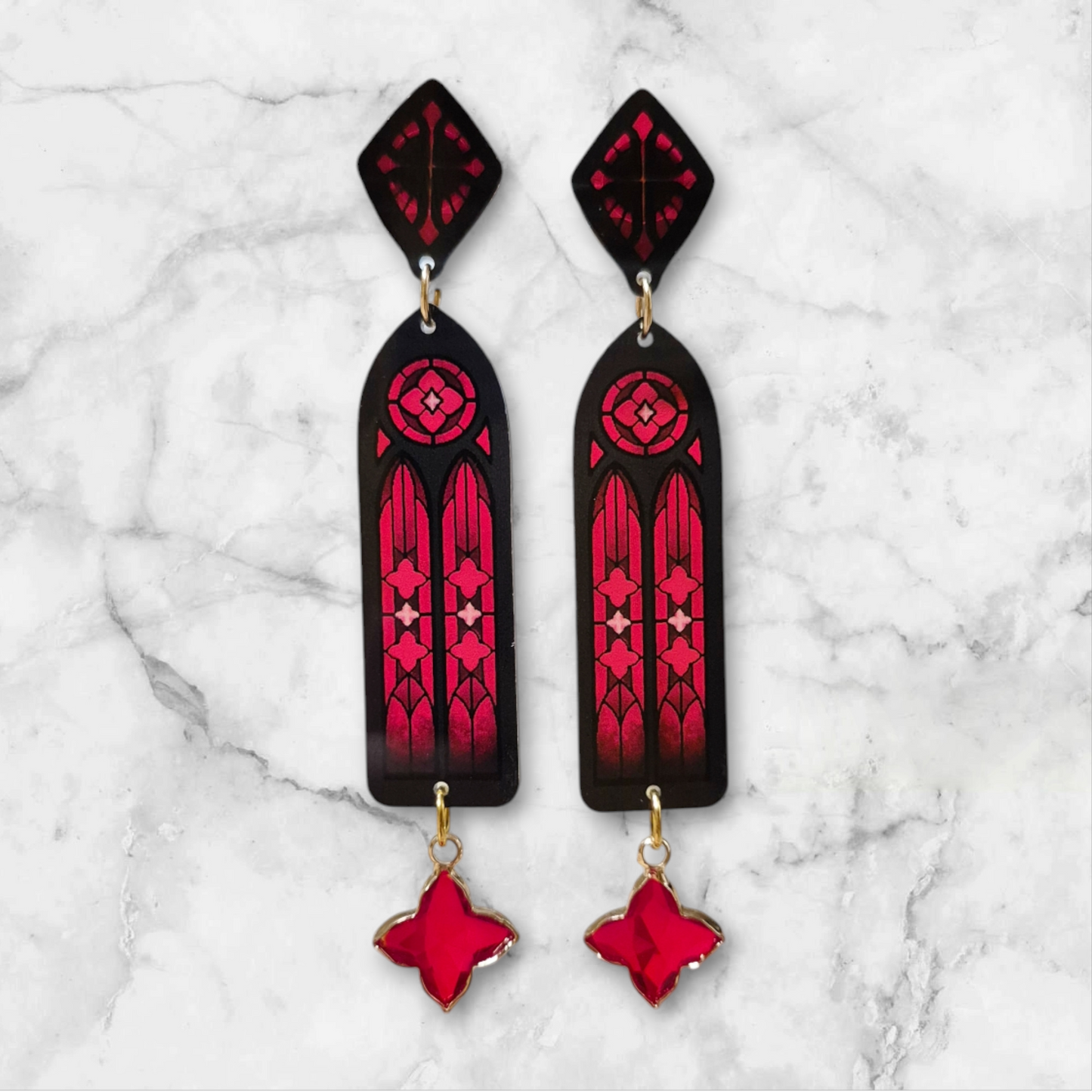 Cathedral Window Earrings