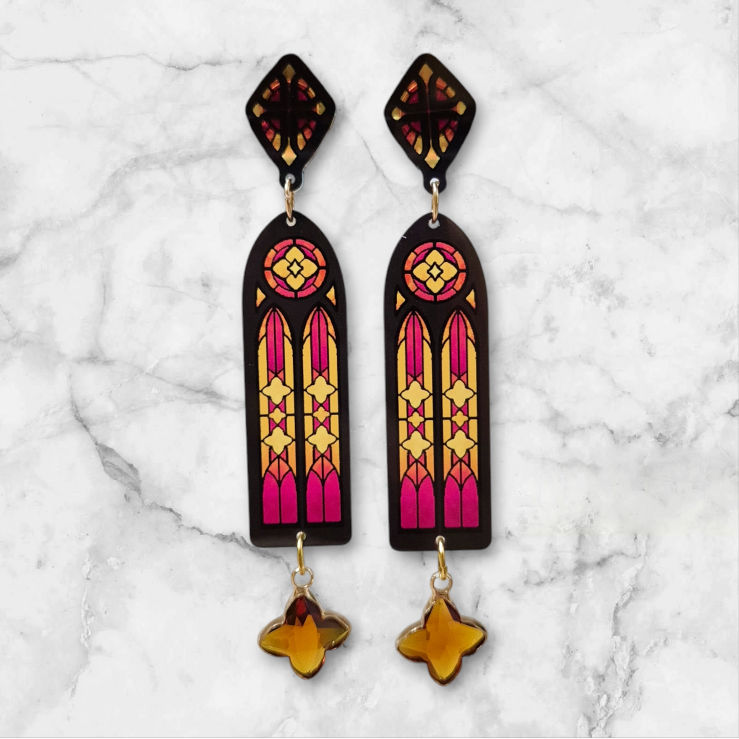 Cathedral Window Earrings