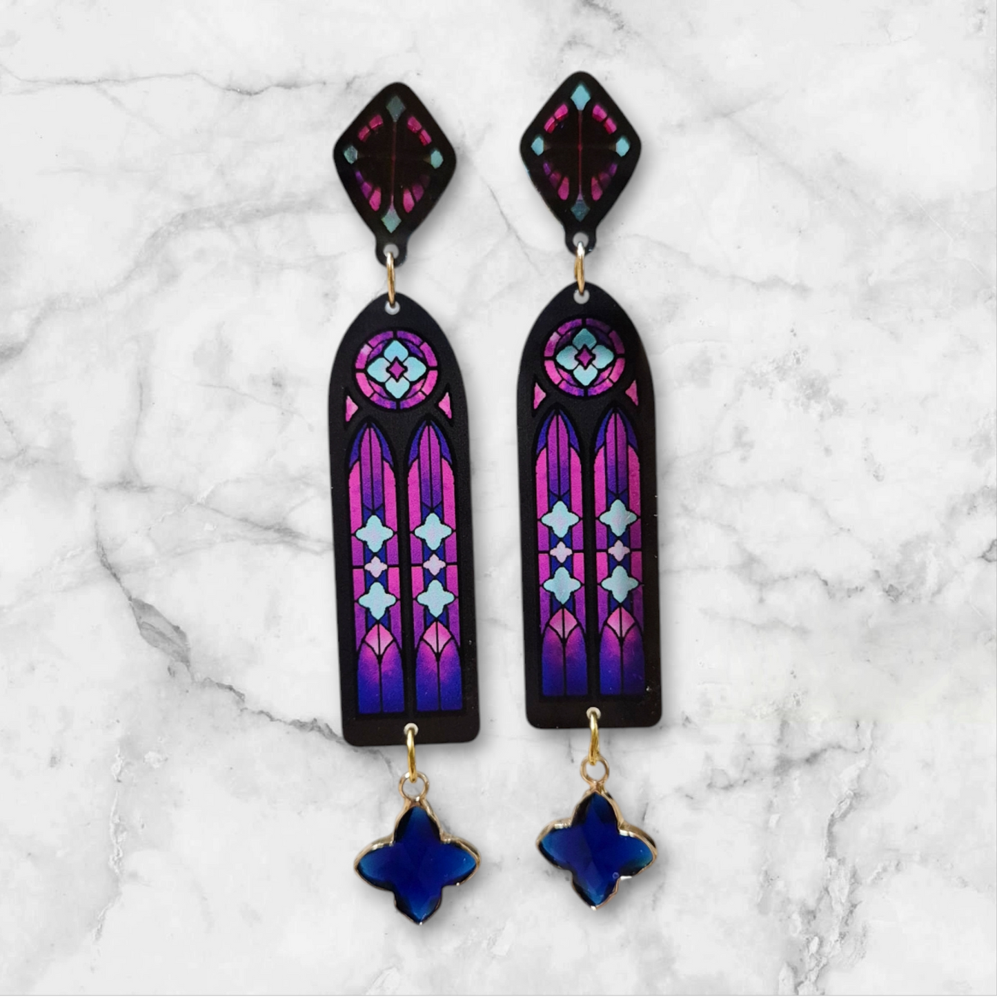 Cathedral Window Earrings