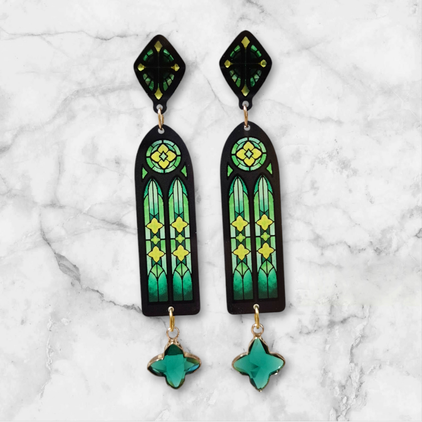 Cathedral Window Earrings