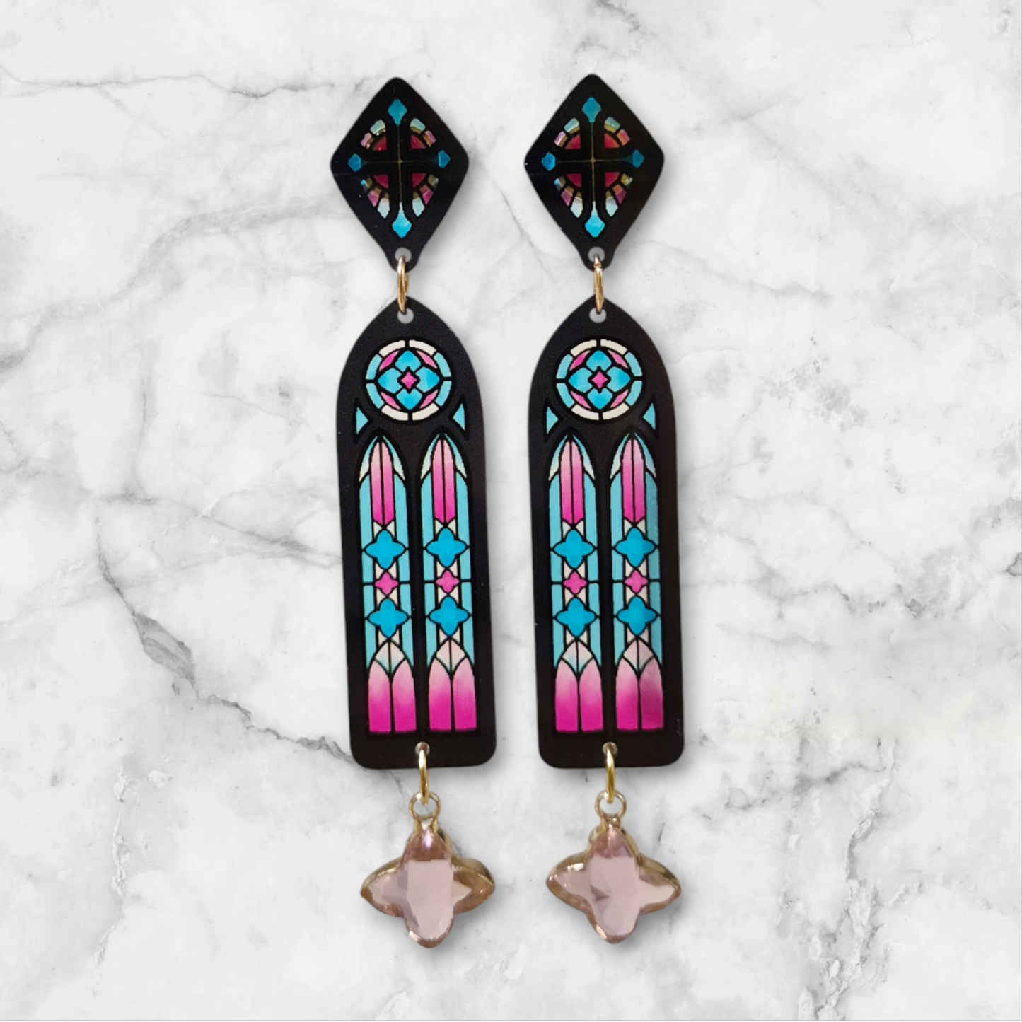 Cathedral Window Earrings