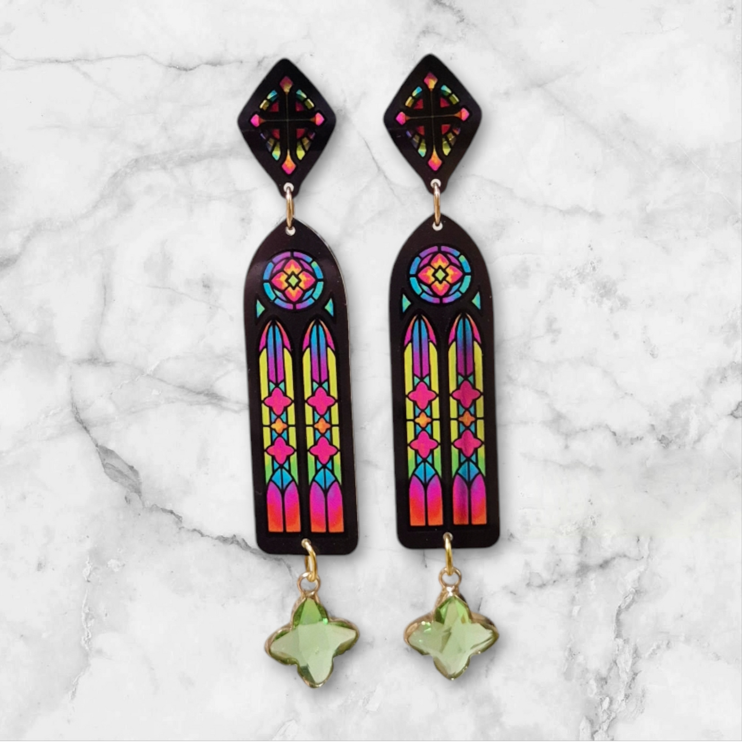 Cathedral Window Earrings